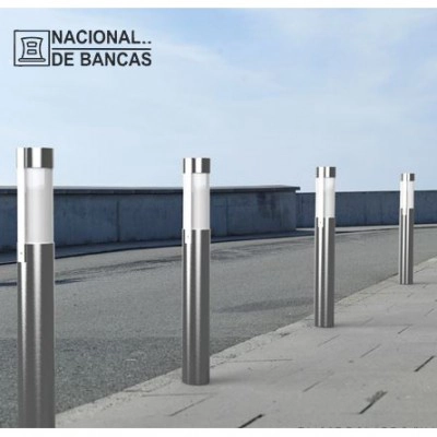 Bolardo Circular de Acero Inoxidable