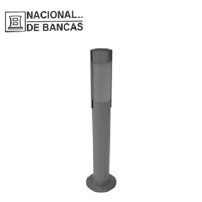 Bolardo Circular de Acero Inoxidable