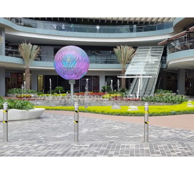 Bolardos Metálicos para Plazas Comerciales